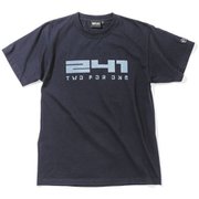 エリア241-ビックロゴSSティー AREA241-BIG LOGO SS TEE MB4201 ネイビー(N) XLサイズ [アウトドア カットソー メンズ]