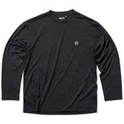 ハイブリッド ウール ロングスリーブ ティ AREA241-HYBRID WOOL LS TEE MB6121 ブラック(BK) Lサイズ [アウトドア カットソー メンズ]