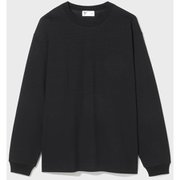 ミディアムドライジャージーロングスリーブクルー MDJ LONG SLEEVE CREW KSU32143 ブラック(K) XSサイズ [アウトドア カットソー ユニセックス]