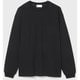 ミディアムドライジャージーロングスリーブクルー MDJ LONG SLEEVE CREW KSU32143 ブラック(K) Lサイズ [アウトドア カットソー ユニセックス]