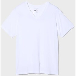 MXP エヌスキンデオショートスリーブブイネック NSD SHORT SLEEVE V-NECK KS32164 ホワイト(W) Lサイズ [アウトドア カットソー メンズ]