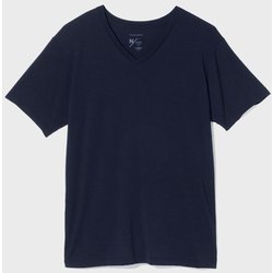 MXP エヌスキンデオショートスリーブブイネック NSD SHORT SLEEVE V-NECK KS32164 ネイビー(N) Lサイズ [アウトドア カットソー メンズ]
