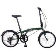 折りたたみ自転車 Gimmick D7エアレス 20×1.5(406)外装7段変速 MAグリーン BAT061