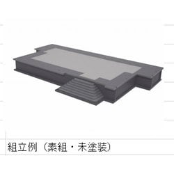 2021 1/80 木造駅舎土台キット [鉄道模型用レイアウト用品]