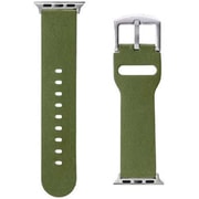 LP-AW41BMGR [Apple Watch Series 1/2/3/4/5/SE/6/7 (38/40/41mm) PUレザーバンド「Vahane」 モスグリーン]