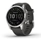 fenix 7S（フェニックス セブンエス） Silver / Graphite（シルバー / グラファイト） 42mm シリコンバンド Suica対応 GPSスマートウォッチ 010-02539-04