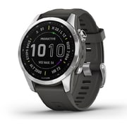fenix 7S(フェニックス セブンエス) Silver / Graphite(シルバー / グラファイト) 42mm シリコンバンド Suica対応 GPSスマートウォッチ 010-02539-04