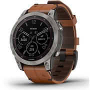 010-02540-43 [fenix 7（フェニックス 7） Sapphire Dual Power Ti / Chestnut Leather Band GPSスマートウォッチ]