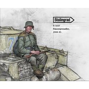 1/35 レジン製ミリタリーフィギュア ST3227 WWII ドイツ擲弾兵1943～45（5）雑納を背負う跨乗兵 [レジン製ミリタリーフィギュア]