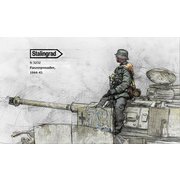 1/35 レジン製ミリタリーフィギュア ST3232 WWII ドイツ擲弾兵1943～45（9）予備銃身を持つ射撃助手の跨乗兵 [レジン製ミリタリーフィギュア]