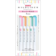 マイルドライナー ほんのり蛍光色 5色セット WKT7-5C-N