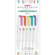 マイルドライナー 晴れやかマイルド色 5色セット WKT7-5C-HC-N