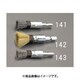 EA819BT-141 [15mm 6角軸 ワイヤーブラシ（エンド型/鋼線）]