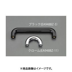 M4/108mm 雌ねじ取手（樹脂製・クローム） EA948BZ-13