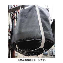 EA981WM-31A [1.0ton[水切り用]丸型フレコンバッグ（黒）]