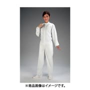 EA996DB-4 [クリーンルーム用継ぎ作業服（白/センターファスナー） 3L]