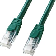 LANケーブル 0.5m CAT6 グリーン 爪折れ防止 PoE対応 単線 UTP ストレート結線 RJ45 KB-T6TS-005GN