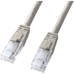 LANケーブル 3m CAT6 ライトグレー 爪折れ防止 PoE対応 単線 UTP ストレート結線 RJ45 KB-T6TS-03N