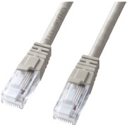 LANケーブル 7m CAT6 ライトグレー 爪折れ防止 PoE対応 単線 UTP ストレート結線 RJ45 KB-T6TS-07N