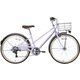 シティサイクル SOON-D（スーン-D） 26インチ 外装6段変速 ライトパープル TB-22-010