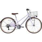 シティサイクル SOON-D(スーン-D) 26インチ 外装6段変速 ライトパープル TB-22-010