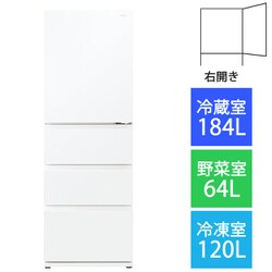 ヨドバシ.com - AQUA アクア AQR-VZ37M（W） [冷蔵庫（368L・右開き ...