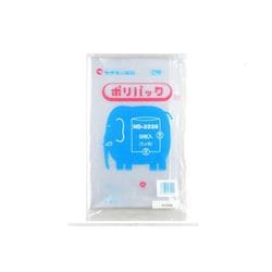 ポリ袋 ポリパック2号 40冊 透明 HD-3238 ケ-ス