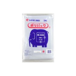 ポリ袋 ポリパック5号 40冊 透明 HE-6585 ケ-ス
