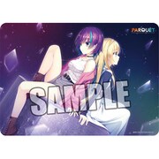 キャラクター万能ラバーマット PARQUET リノ＆ツバサ [トレーディングカード用品]