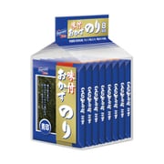 味付おかずのり 8P 青印(8切6枚) 8袋詰(8切6枚 ミシン目による8切)板のり6枚