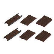 NA-53 Nゲージ 構内アクセサリー E 踏切り板 6枚入 [鉄道模型用レイアウト用品]