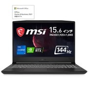 ゲーミングノートPC/15.6型/Core i7-11800H/GeForce RTX 3050 Laptop GPU/メモリ 16GB/SSD 512GB/Windows 11 Home/Microsoft Office Home & Business 2021 PULSEGL66-11UCK-1213JP