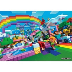 1000T-308 Minecraft（マインクラフト） 色彩の世界 [ジグソーパズル 1000ピース]
