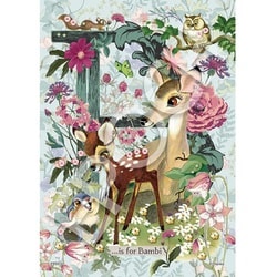 72-029 パズルデコレーション ディズニー Botanical -Bambi- [ジグソーパズル 108ピース]