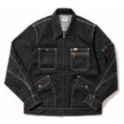 メンズジップアップジャケット ＺＩＰ-UP JACKET LWB06001 16 ブラック Sサイズ [アウトドア ジャケット メンズ]
