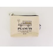 7100-S PN102 [PEANUTS スヌーピー 帆布ポーチS スクールバス]