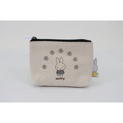 7100-S B179 [miffyミッフィーキャラクター 帆布ポーチS オハナアーチN]