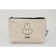 7100-M B177 [miffyミッフィーキャラクター 帆布ポーチM オバケN]