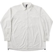 コミューター L/S シャツ commuter L/S shirt 101385 0130 Optic White Sサイズ [アウトドア シャツ メンズ]