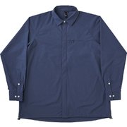 コミューター L/S シャツ commuter L/S shirt 101385 5000 Navy Lサイズ [アウトドア シャツ メンズ]