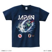 仮面ライダー サッカー日本代表ver. Tシャツ 110サイズ 1号 [キャラクターグッズ]