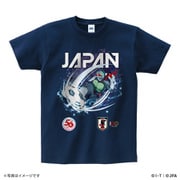 仮面ライダー サッカー日本代表ver. Tシャツ 130サイズ 1号 [キャラクターグッズ]