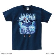 仮面ライダー サッカー日本代表ver. Tシャツ Sサイズ BLUE HEROES [キャラクターグッズ]