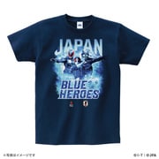 仮面ライダー サッカー日本代表ver. Tシャツ Lサイズ BLUE HEROES [キャラクターグッズ]