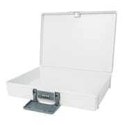 保管ボックス プラスチック製 A4書類収納可能 ホワイト HBP-200-W