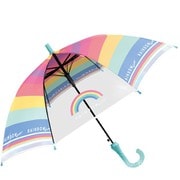 子供傘 RAINBOW DROP ブライト 50cm ジャンプ式 マルチカラー 105855