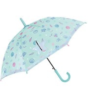 子供傘 SEASIDE PARTY MBL 55cm ジャンプ式 ミントブルー 105862