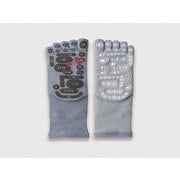 3304110 [TSUBOレシピシリーズ 両面足つぼ5本指ソックス紳士 ブルー]