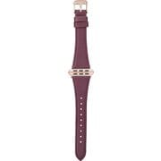 CWBOR-AW01BGD [Apple Watch Series 7（45mm）用レザーバンド Originate Genuine Leather Watchband（45/44/42mm） バーガンディー]