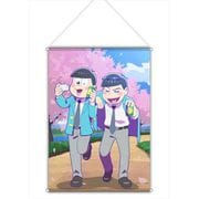 おそ松さん 描き下ろし B3タペストリー カラ松＆トド松 [キャラクターグッズ]